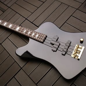 Fernandes MV-65NS Nikki Sixx Reversed T-bird 1991 Black | Reverb