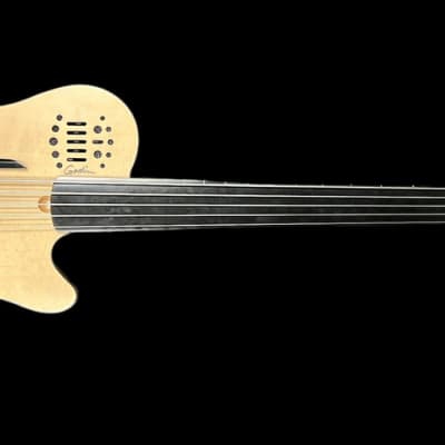 Godin Acoustic/Electric A5 Ultra FRETLESS, Natural *IN STOCK* image 3