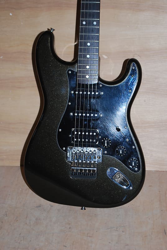 Fender Stratocaster Japan1990 - Metallic Black | Reverb