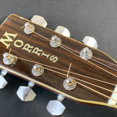 Morris W-35 Dreadnought Acoustic Guitar Made in Japan in 80s