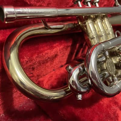 Holton c501 al hirt special cornet (trumpet) 1960s - brass image 5