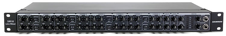 Samson SM10 10-channel Stereo Line Mixer image 1