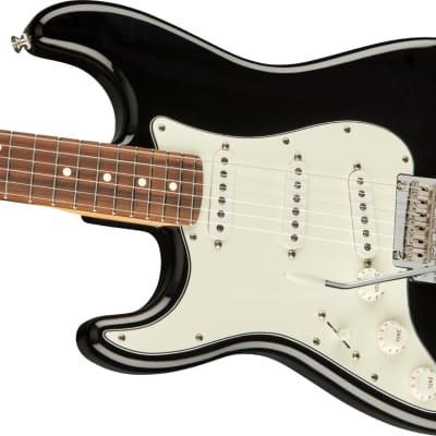 Fender Player Stratocaster Left-Handed Electric Guitar Pau Ferro FB, Black image 2