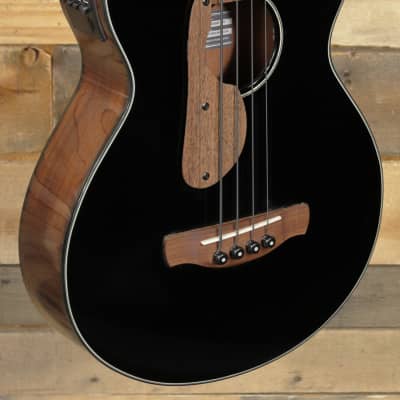 Ibanez AEGB24E Acoustic/Electric Bass Black for sale