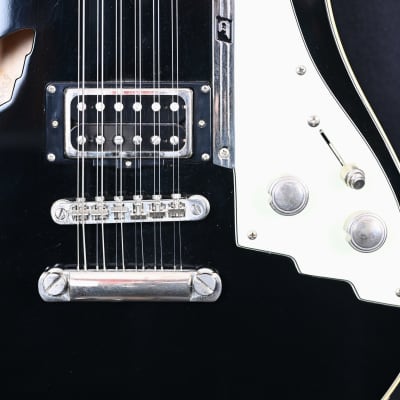 Duesenberg Double Cat Semi-Hollow 12-String Guitar from 2009 with original hardcase image 5