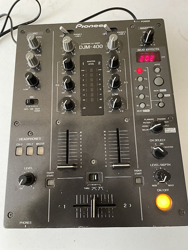 Pioneer DJM-400 パイオニア 2chミキサー - 楽器、器材