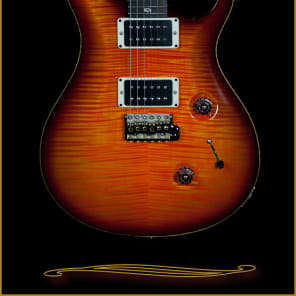 Paul Reed Smith (PRS) Custom 24 with 10 Top 2012 Solana Sunset image 1