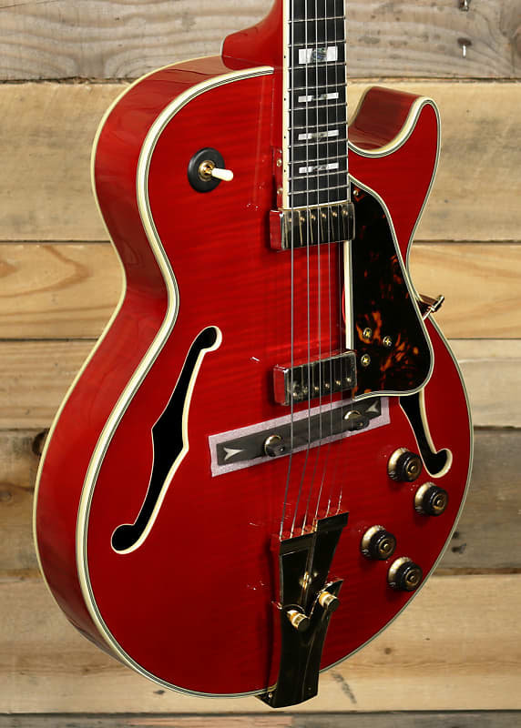 Ibanez George Benson GB10SEFM Hollowbody Electric Guitar Sapphire Red w/ Case image 1