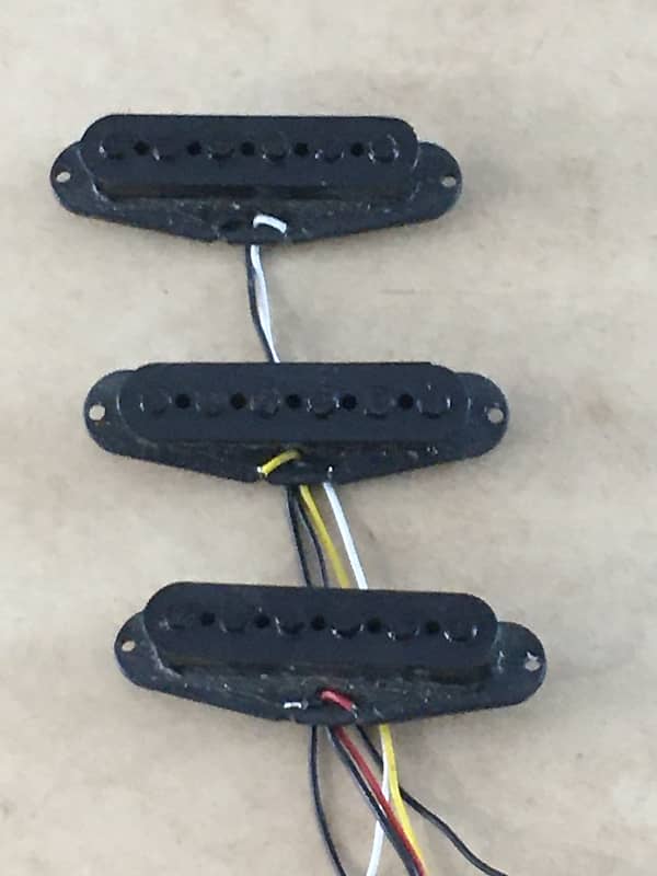 Fender Japan MIJ Strat Pickups Aged Relic Guitar Staggered Reverb