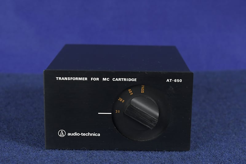 Audio-Technica AT-650 Transformer For MC Cartridge In [Excellent]  			