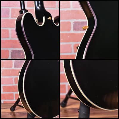 Gibson Memphis Limited Edition ES-355 Black Beauty 2019 Ebony W/OHSC/COA image 18
