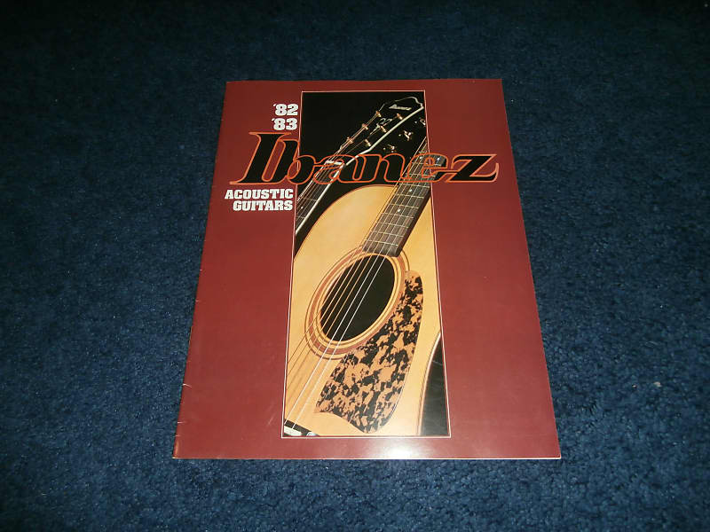 Vintage 1982/1983 Ibanez Acoustic Guitars Catalog! Artwood, Floral, Ragtime! image 1