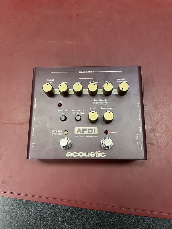 Acoustic APDI Acoustic Preamp and DI Reverb
