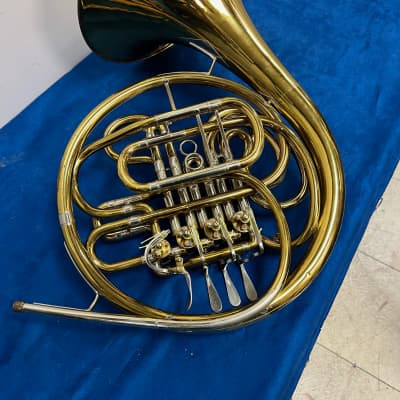 Vintage Conn 6D Double French Horn with Original Case and Mouthpiece Just Serviced image 12