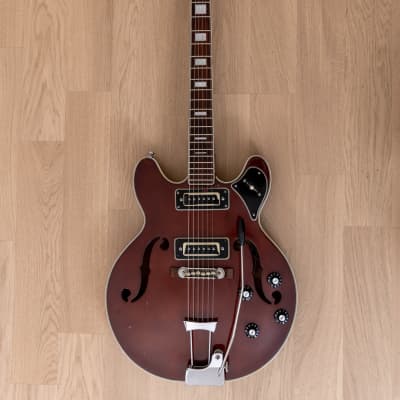 1970s Lyle 5102-T Vintage Hollowbody Electric Guitar, Japan, Matsumoku, Aria image 2