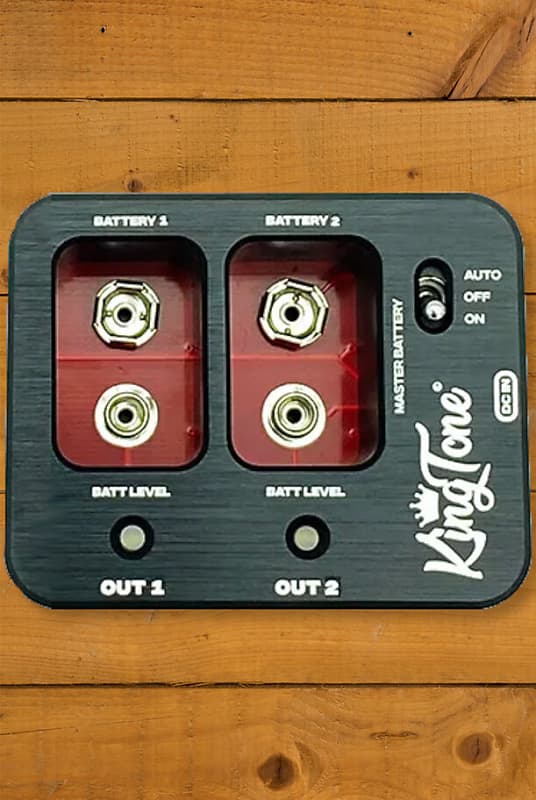 KingTone Guitar Battery Box 2X Reverb