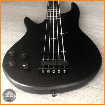 Vantage 750B 5 String Bass Satin Black – Left Handed – New Strings, Leather Strap – Samick 1992 image 7