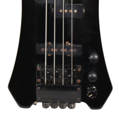 Cort B2 Headless 4 String Bass Guitar w/ OHSC – Used - Black image 2