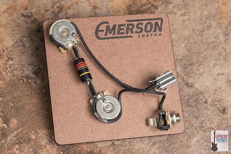 Emerson Custom PRS 2-Knob 500k Prewired Kit Assembly image 1