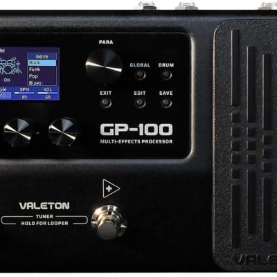 Valeton GP-100 Multi-Effects Processor Guitar Bass Multi Effects Pedal with 140 Built-in Effects (Ship from US Warehouse For Prompt Delivery) image 1