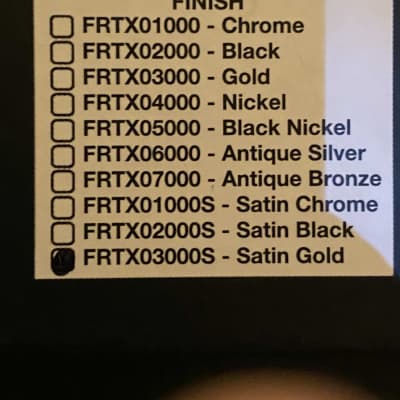 Floyd Rose FRX 2024 - Satin Gold image 6