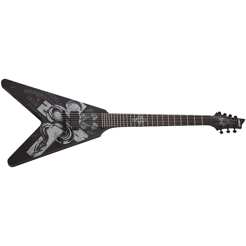Schecter Chris Howorth V-7 Satin Black SBK 7-String Electric Guitar V7 V 7 - BRAND NEW image 1