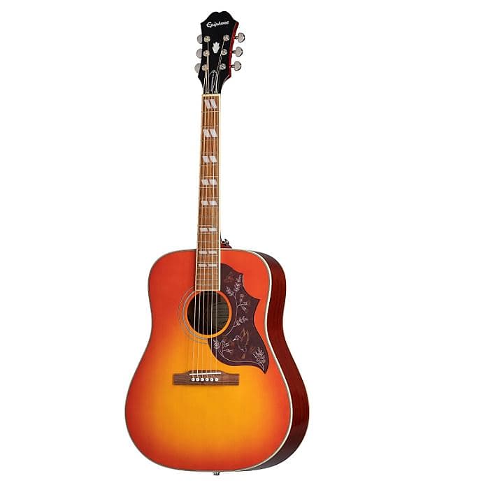 Epiphone Humming Bird PRO Acoustic Guitar Reverb