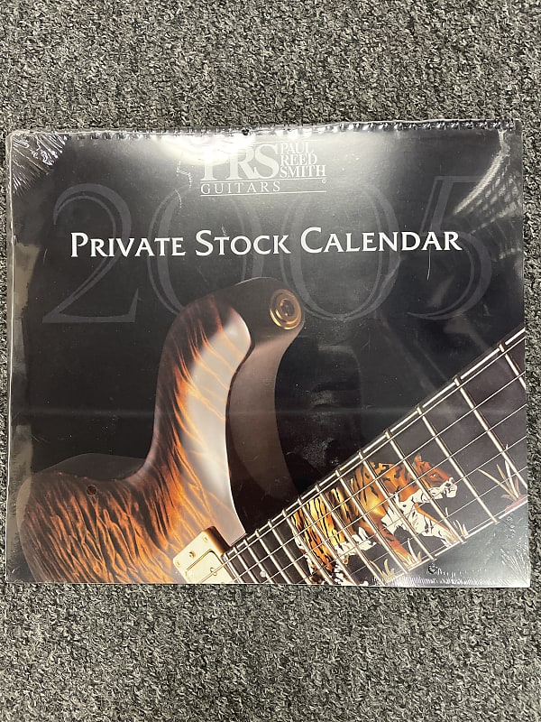 PRS Private Stock Calendar 2005 Reverb