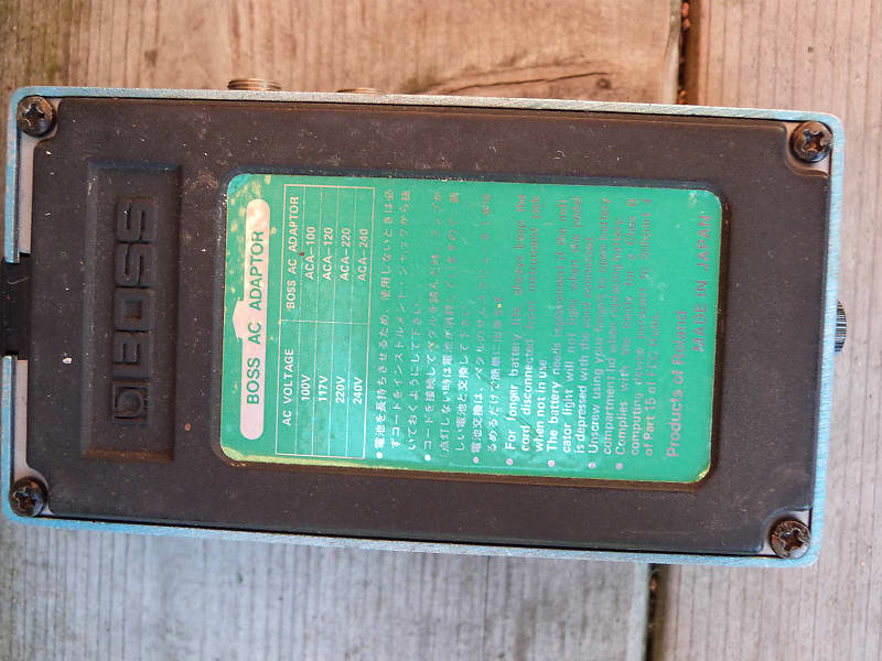 BOSS Chorus CE-3 日本製 グリーンラベル コーラス ACA BOSS CE-3 1984 Vintage Analog Chorus Guitar pedal Made in