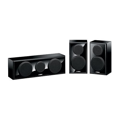 Yamaha NS-P150 Floor Standing Home Theater Speaker Package for HD Movies and Music - 1 Center and 2 Surround Speakers image 1