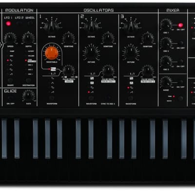 Studiologic Sledge 2.0 Black Virtual Analog Synthesizers (Sledge2BLKd1)