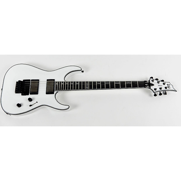 ESP LTD H-1001 FR Snow White Ebony SW E Prototype | Reverb