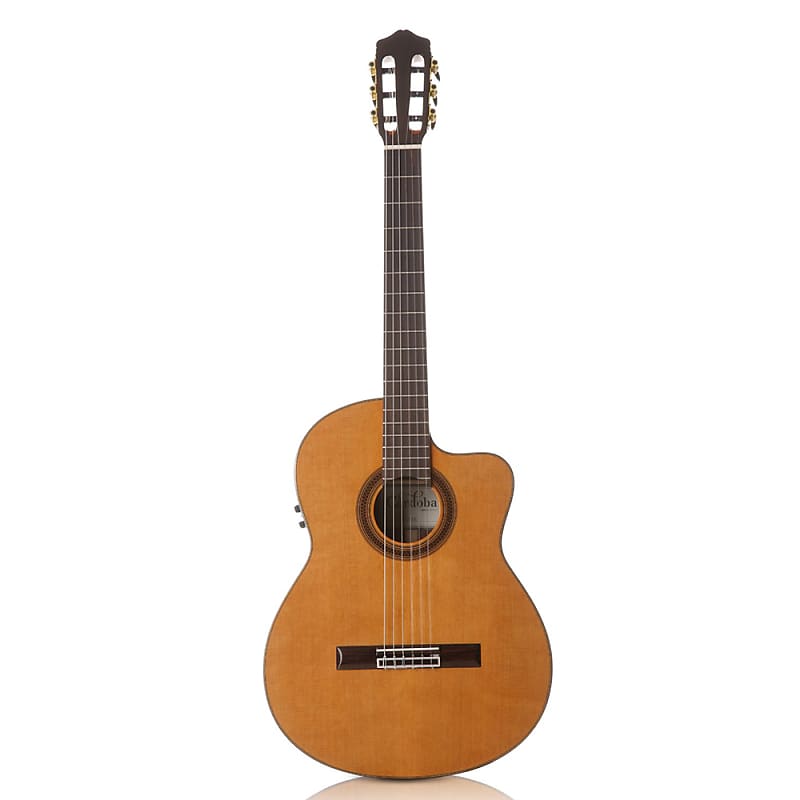 Cordoba C7-CE CD/IN Acoustic-Electric Nylon String Classical Guitar Natural image 1