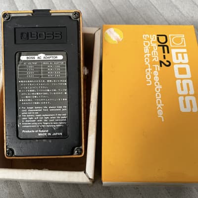 Boss DF-2 Super Feedbacker and Distortion 1985 - 1989 Made In 