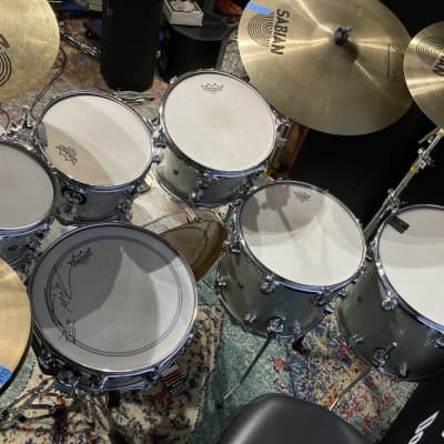 Russ McKinnon's Barry Manilow, DW Collector's Series, All-Maple 7-Piece Set 2004 - Silver Sparkle image 9