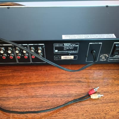 Toshiba SY335 preamplifier in excellent condition - 1980's | Reverb