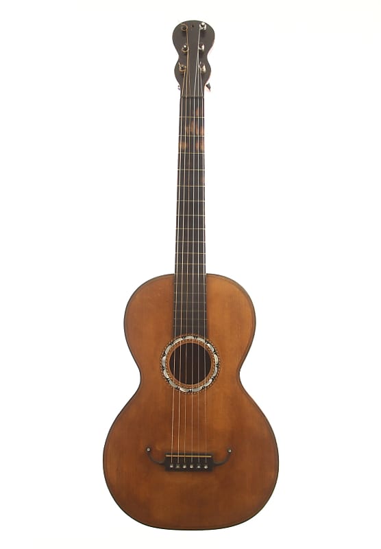 French Romantic guitar ~1860 - in the tradition of Hypolite Colin, Rene Lacote, Petitjean + video image 1