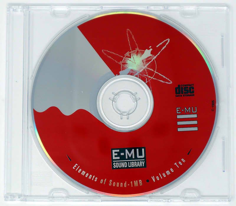 E-MU Systems Sound Library Volume 10 Elements Of Sound 1MB Collection Sample Library Sampling CD 1995 Bild 1