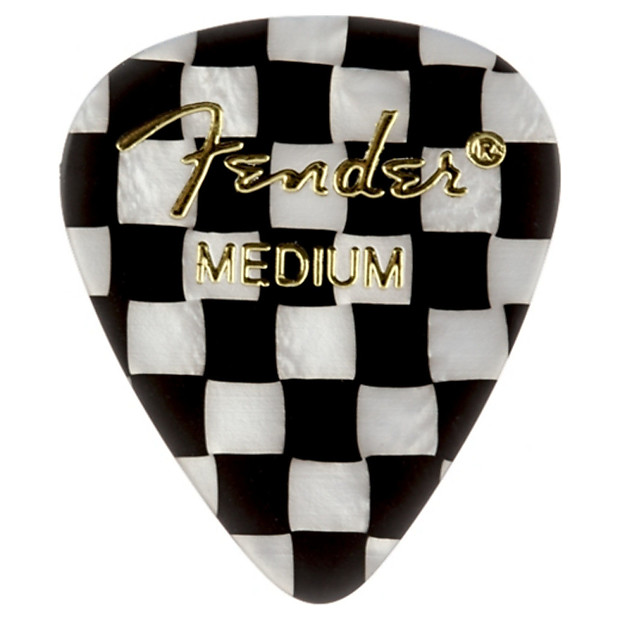 Fender 198-0351-302 Premium Celluloid 351-Shape Guitar Picks - Medium (12-Pack) image 1