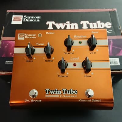 2000s - Boxed with PSU - Seymour Duncan Twin Tube Classic 2000s Valve Pre Amp Preamp Overdrive Distortion - Orange for sale