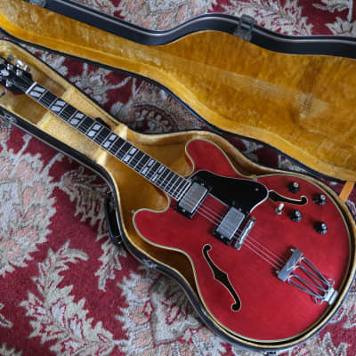 Greco ES300 SA500R 1973 - Ruby Red Hollow Body image 1