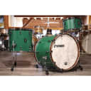 Sonor SQ1 3pc Drum Set 24/13/16 Roadster Green w/ Walnut Hoops