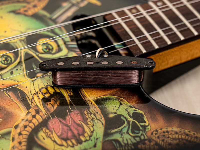 ESP George Lynch Signature Electric Guitar - Skull and