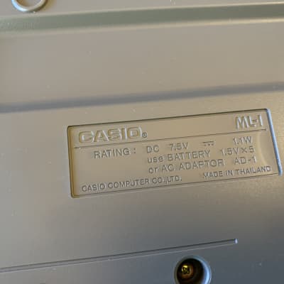 Casio ML-1 24-Key Magical Light Keyboard 1994 - Black in MINT Condition image 12