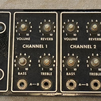 1974 Peavey Standard PA Mixer Amp Faceplate For Parts / Repair Switchcraft Jacks + CTS Pots Vintage Electronics image 4