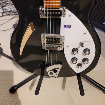Rickenbacker  360/12   2020 12-String Electric Guitar JetGlo 2020 - Black image 17