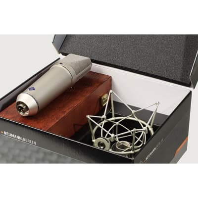 Neumann U 87 Ai Set Z Multi-Pattern Condenser Microphone W/ Shock Mount - Nickel image 3