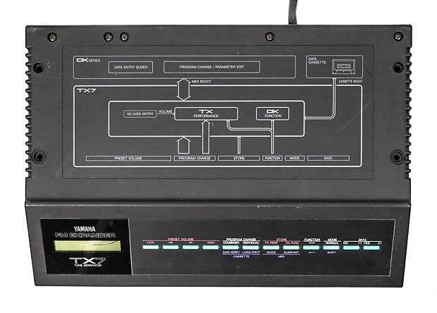 YAMAHA TX7 MIDI音源モジュール　音出し確認 YAMAHA TX7 MIDI音源モジュール 音出し確認