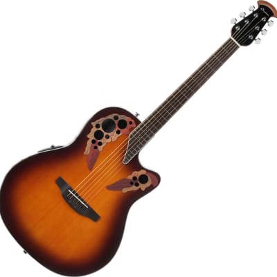 Ovation CE48-1 Celebrity Elite Super Shallow A/E Guitar Bundle image 5