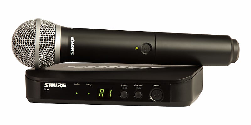 Shure BLX24/PG58-H10 Wireless Handheld Vocal System with PG58 Microphone image 1